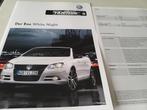 2009 folder set Volkswagen Eos cabrio White Night uitvoering, Volkswagen, Ophalen of Verzenden, Zo goed als nieuw