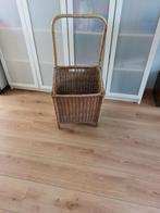 Rieten trolley, Ophalen, Gebruikt