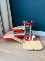 PlanToys houten parkeergarage, Kinderen en Baby's, Speelgoed | Houten speelgoed, Ophalen, Gebruikt