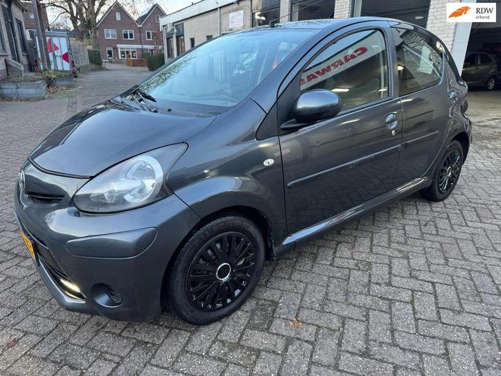 Toyota Aygo 1.0 VVT-i Dynamic Orange AIRCO LED 116847 KM O.H, Auto's, Toyota, Te koop, Aygo, ABS, Airbags, Airconditioning, Bluetooth