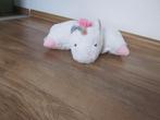 Evora Kruidvat wit superzacht pluche kussen/knuffel eenhoorn, Ophalen of Verzenden, Nieuw, Paard