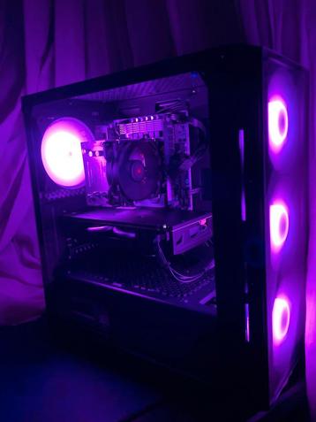 Game pc RGB Intel i7-6core / 16GB / SSD 2TB HD / RX580-8GB beschikbaar voor biedingen