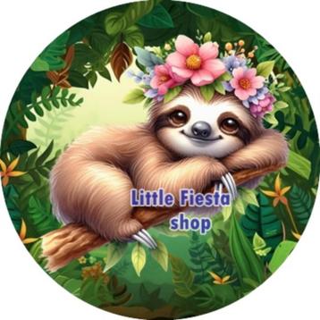 LF4656 icing frosting luiaard 20cm eetbare taart print plaat beschikbaar voor biedingen