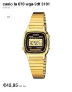 Casio dames horloge, Ophalen of Verzenden, Staal, Overige merken