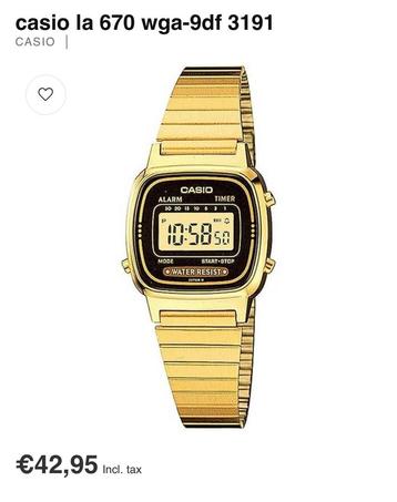 Casio dames horloge beschikbaar voor biedingen