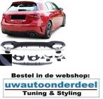 A35 AMG Look Chrome Uitlaat Voor Mercedes A Klasse W177, Auto diversen, Tuning en Styling, Ophalen of Verzenden, Automotive Parts