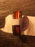 Rode Ring Maat 21, Sieraden, Tassen en Uiterlijk, Ringen, Overige materialen, 20 of groter, Ophalen of Verzenden, Zo goed als nieuw