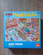 That's life 1000 stukjes Goliath, Ophalen of Verzenden, 500 t/m 1500 stukjes, Legpuzzel, Zo goed als nieuw