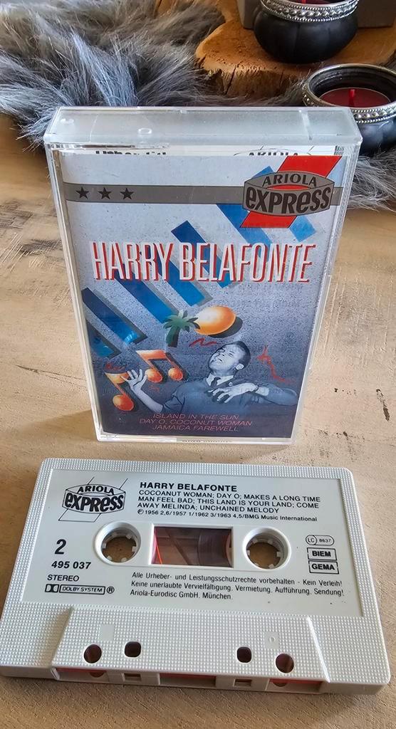 Harry Belafonte compilatie cassettebandje, Cd's en Dvd's, Cassettebandjes, Gebruikt, Origineel, Jazz en Blues, 1 bandje, Ophalen of Verzenden