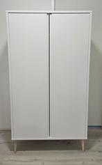 Europe Baby Sterre Kledingkast - 2-Deurs - Wit / Naturel, Ophalen, Kast, 50 tot 70 cm, 105 cm of meer