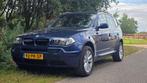 BMW X3 2.5 I AUT panodak / leder / 6 cil benz / youngtimer, Auto's, Automaat, 1800 kg, Zwart, Blauw