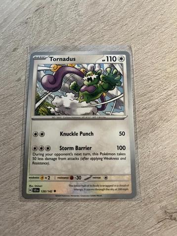 Tornadus 120/142 Stellar Crown - Pokémon Kaart beschikbaar voor biedingen