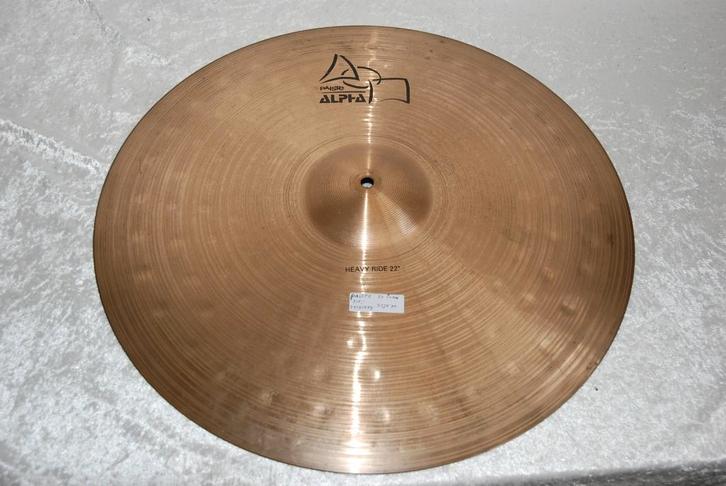 Paiste Alpha heavy ride bekken 3275gr 22 inch  <25251454>, Muziek en Instrumenten, Instrumenten | Onderdelen, Gebruikt, Drums of Percussie