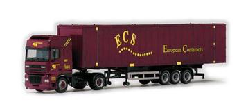 Herpa 146043 DAF 95 XF “ECS European Containers” 1:87 beschikbaar voor biedingen