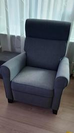 Relaxfauteuil Grijs - Zo Goed Als Nieuw, Huis en Inrichting, Fauteuils, Ophalen, 75 tot 100 cm, Zo goed als nieuw, 75 tot 100 cm