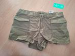 Groene korte broek h&m 36/ khaki korte cargo broek, H&M, Kort, Ophalen of Verzenden, Zo goed als nieuw
