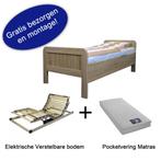 Actie 3 - Seniorenbed met elektrische bodem de luxe en matra