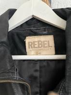 Rebel Leren Jas Dames Maat 42, Ophalen of Verzenden, Gedragen, Maat 42/44 (L), Zwart