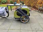 Fietskar Doggyride Novel groen/grijs, Fietsen en Brommers, Fietsaccessoires | Aanhangers en Karren, Ophalen, Opvouwbaar, Doggyride