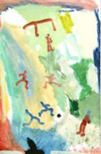 " Voetbal II  " ingelijst kunstwerk van Sobleski € 30, Ophalen of Verzenden