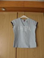 Goedkoop echt blauw katoen stretch shirt TOMMY HILFIGER 164, Gebruikt, Meisje, Ophalen of Verzenden, Tommy Hilfiger