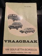 Vraagbaak VW GOLF/JETTA/SIROCCO benzine modellen '79/'83, Ophalen of Verzenden, Gelezen, Volkswagen, P.H. Olving