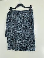 damesrok, luipaard print blauw zwart, maat 36, Kleding | Dames, Rokken, Blauw, Ophalen of Verzenden, Zo goed als nieuw, Elvira collections