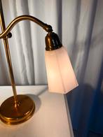 Koperen Studentenlamp Bureaulamp, Antiek en Kunst, Ophalen of Verzenden