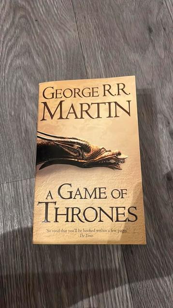 A GAME OF THRONES BOOK ONE OF A SONG OF ICE AND FIRE beschikbaar voor biedingen