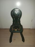 Antieke houten Hindeloopen kinderstoel handgeschilderd, Ophalen of Verzenden