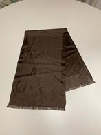 LOUIS VUITTON LV sjaal zijde bruin NIEUW, Verzenden, Nieuw, Overige maten, Sjaal