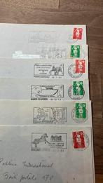 Postzegels frankrijk met bijbehorende stempels, Ophalen, Buitenland