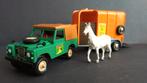 Land Rover met paarden trailer 1:32 Britains Pol, Ophalen of Verzenden, Zo goed als nieuw, Britains