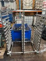 Rvs kar met wielen, Ophalen of Verzenden