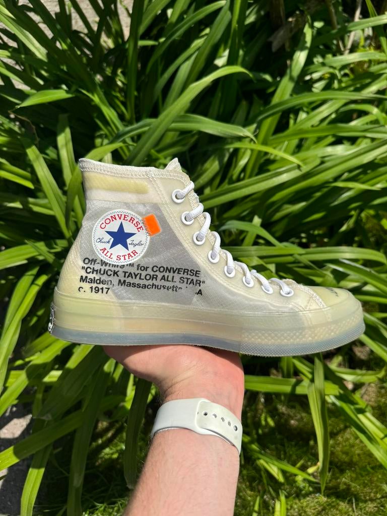 Off White x Converse Chuck Taylor All Star Vulcanized Hi, Kleding | Heren, Schoenen, Ophalen, Overige kleuren, Sneakers of Gympen