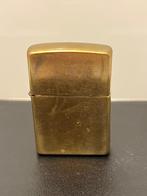 Zippo Aansteker Solid Brass, Verzamelen, Rookartikelen, Aanstekers en Luciferdoosjes, Ophalen of Verzenden, Gebruikt, Aansteker