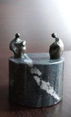 Bronzen beeld Corry Ammerlaan op zwarte marmeren sokkel, Antiek en Kunst, Antiek | Koper en Brons, Ophalen of Verzenden, Brons