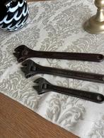 Drie moersleutels, Doe-het-zelf en Verbouw, Gereedschap | Handgereedschap, Ophalen of Verzenden, Zo goed als nieuw