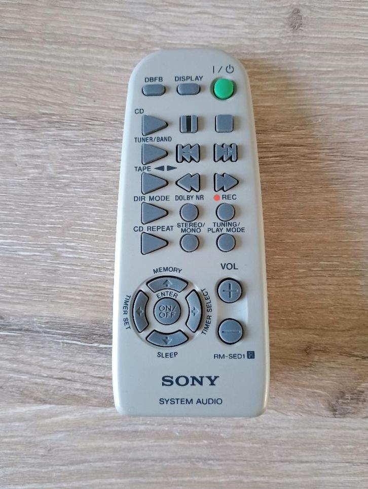 Sony rm-sed1 afstandsbediening origineel system audio, Audio, Tv en Foto, Afstandsbedieningen, Gebruikt, Origineel, Receiver of Versterker