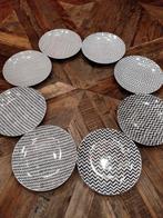 8 gebaksbordjes 15 cm van Kasitoo by Xenos servies, Ophalen, Zo goed als nieuw, Bord(en), Overige stijlen