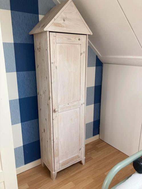 Houten strandkastje - kast - huisje, Kinderen en Baby's, Kinderkamer | Commodes en Kasten, Gebruikt, Kast, 105 cm of meer, Minder dan 50 cm