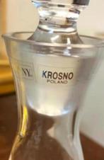 Bonny - kristallen karaf van Krosno Poland (31 cm), Antiek en Kunst, Antiek | Glas en Kristal, Ophalen of Verzenden
