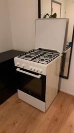 Gasfornuis + Gasslang | Beko FSM62010DWNL, Witgoed en Apparatuur, Fornuizen, Ophalen, Grill, 4 kookzones, Zo goed als nieuw