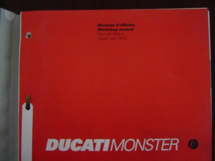 DUCATI MONSTER 900 i.e. 2002 workshop manual, Motoren, Handleidingen en Instructieboekjes, Ducati, Ophalen of Verzenden