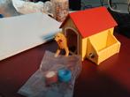 Schleich hondenhok met hond, Verzamelen, Dierenverzamelingen, Ophalen of Verzenden, Zo goed als nieuw, Hond of Kat, Beeldje of Figuurtje
