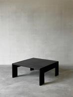 Vintage vierkanten houten lage salontafel, Ophalen, Zo goed als nieuw
