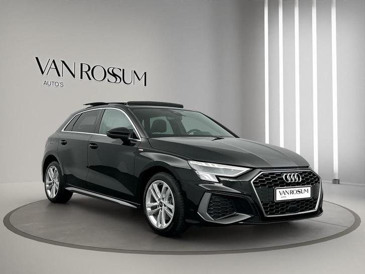 Audi A3 Sportback 40 TFSI e S-Line Pano Matrix Camera ACC La, Auto's, Audi, Bedrijf, Te koop, A3, ABS, Achteruitrijcamera, Adaptive Cruise Control