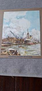 11 oude aquarellen naar Johanus Hendrik Mastenbroek, Antiek en Kunst, Ophalen of Verzenden
