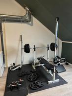 Gorilla Sports // Universal Weight Bench white Complete Set, Ophalen of Verzenden, Zo goed als nieuw, Benen, Fitnessbank