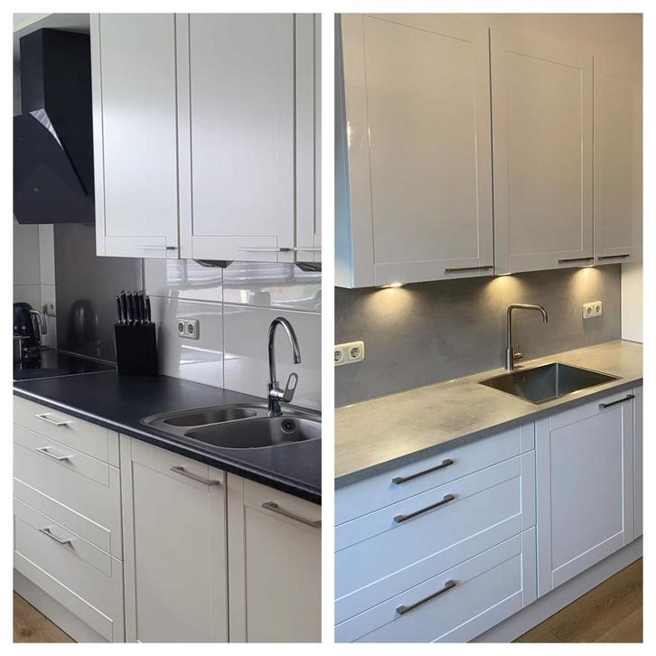 Keukenfronten spuiten renoveren Keukendeurtjes Spuiten, Huis en Inrichting, Keuken | Complete keukens, Nieuw, Ophalen